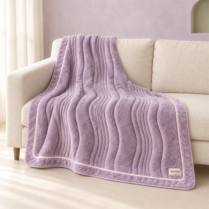 Brenura Cloudline Plush Throw matching styled room view